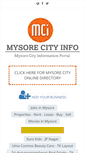 Mobile Screenshot of mysorecityinfo.com